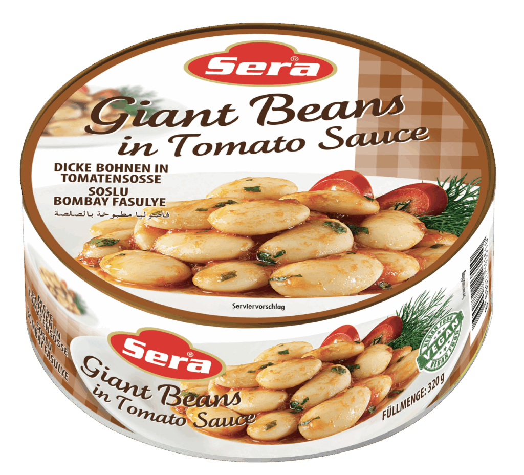Sera Giant Beans In Tomato Sauce 314 Gr X 12 – Distributor In New