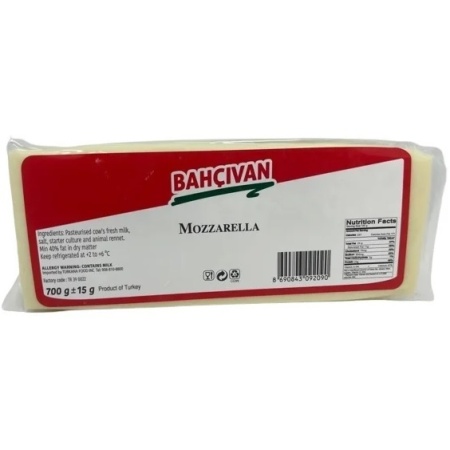 Bahcivan Mozzarella Cheese 700Gr X 8 – Distributor In New Jersey – Florida and California, USA