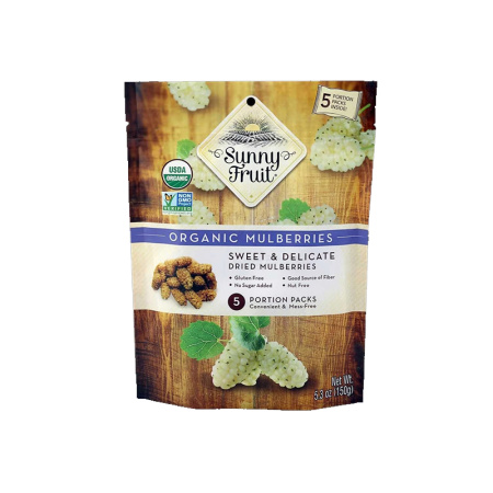 Sunny Fruits Organic Dried Mulberry 8.8 Oz x 18 – Distributor In New Jersey, Florida - California, USA