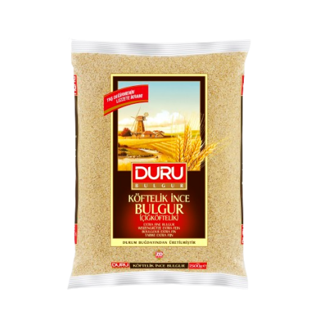 Duru Extra Fine Bulgur (2500g x 6pcs) Pack – Distributor In New Jersey – Florida and California, USA