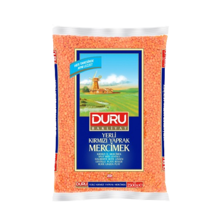 Duru Split Red Lentil (2500g x 6pcs) – Distributor In New Jersey – Florida and California, USA