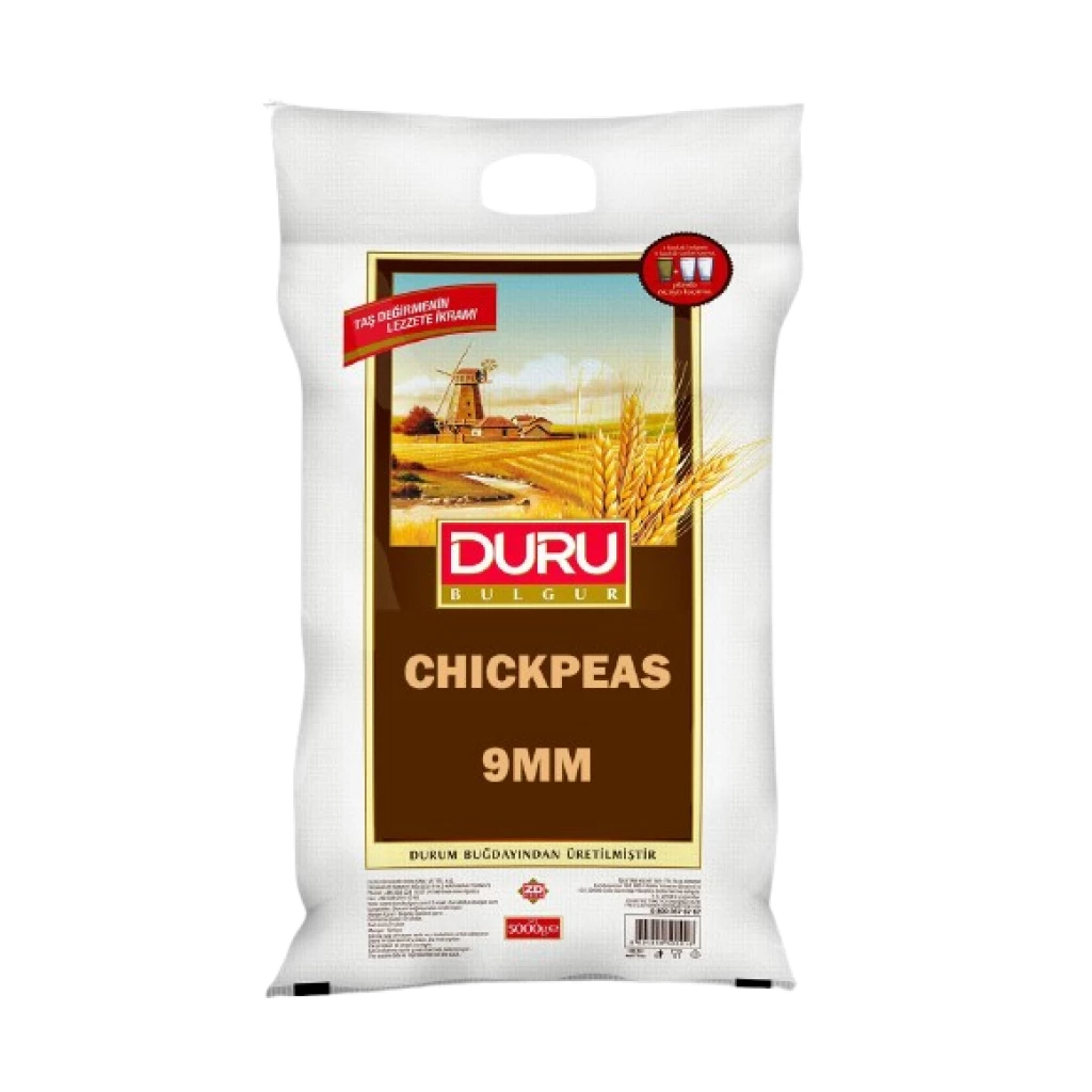 Duru Chickpeas 9mm 25kg – Distributor In New Jersey – Florida and California, USA