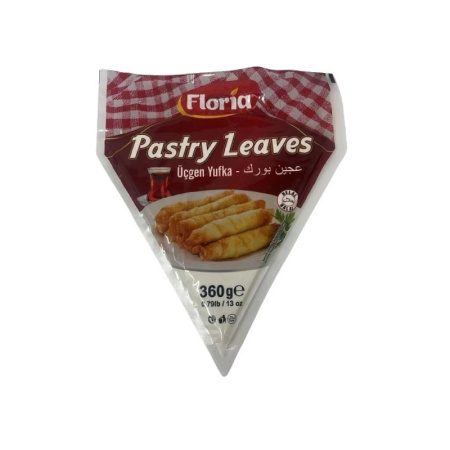 Floria Triangle Pastry Leaves 360 Gr X 16 – Distributor In New Jersey, Florida - California, USA