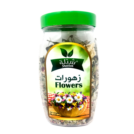 Shatleh Zhourat Plastic Jar / Flowers 80GrX12 – Distributor In New Jersey, Florida - California, USA