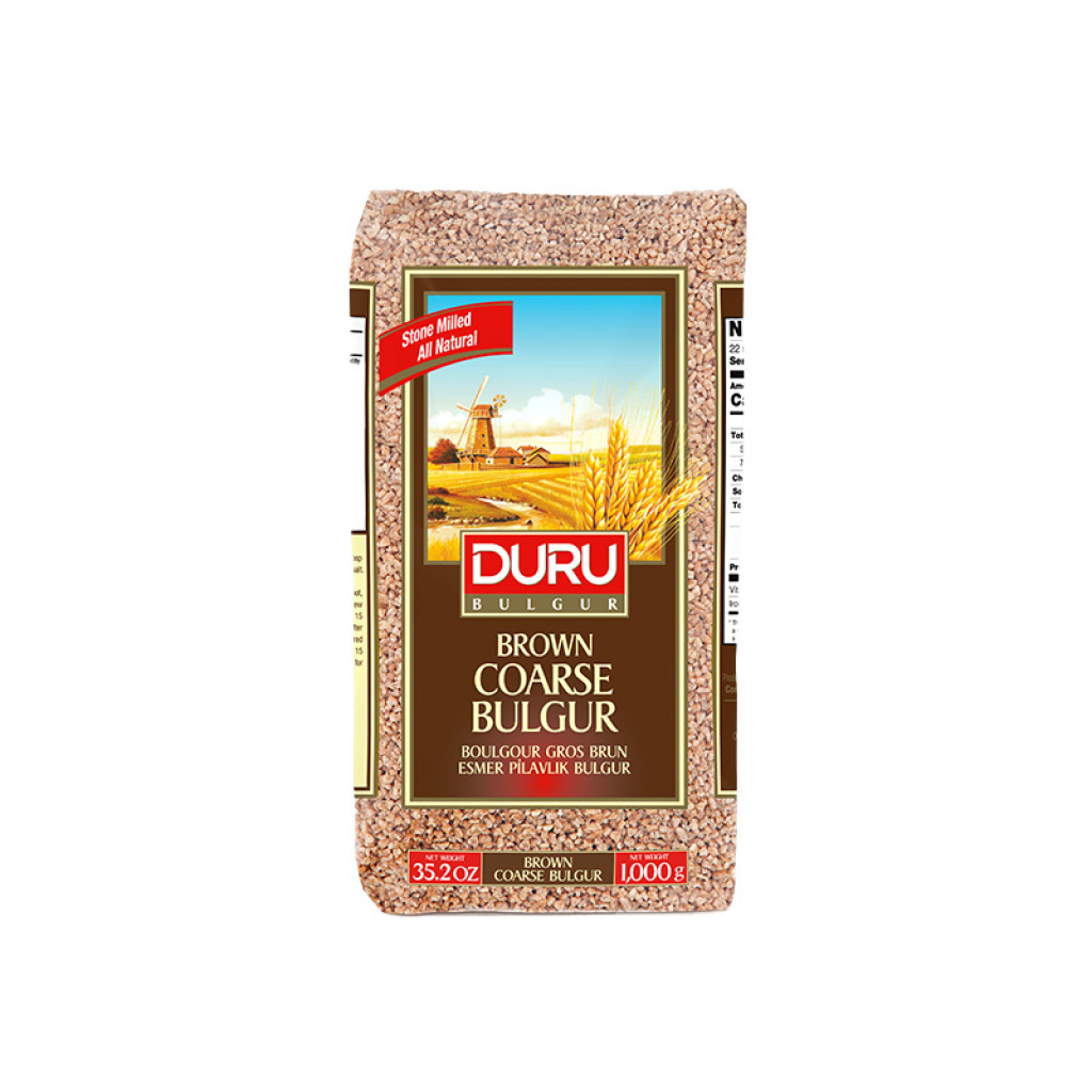Duru Brown Coarse Bulgur 1 Kg X 10 – Distributor In New Jersey – Florida and California, USA