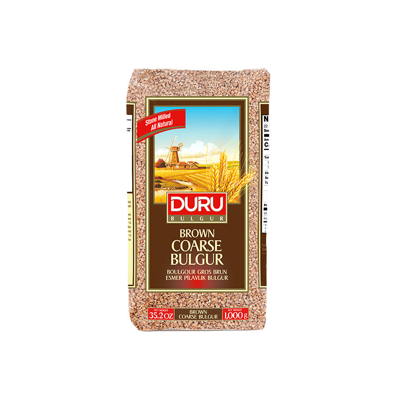 Duru Brown Coarse Bulgur 1 Kg X 10 – Distributor In New Jersey – Florida and California, USA