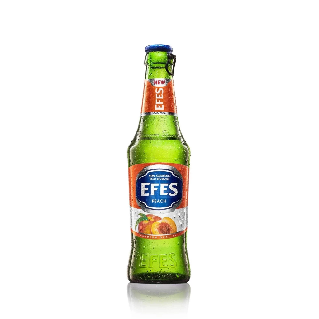 Efes Non Alcoholic Beer / Peach 4X6X33 Cl – Distributor In New Jersey, Florida - California, USA