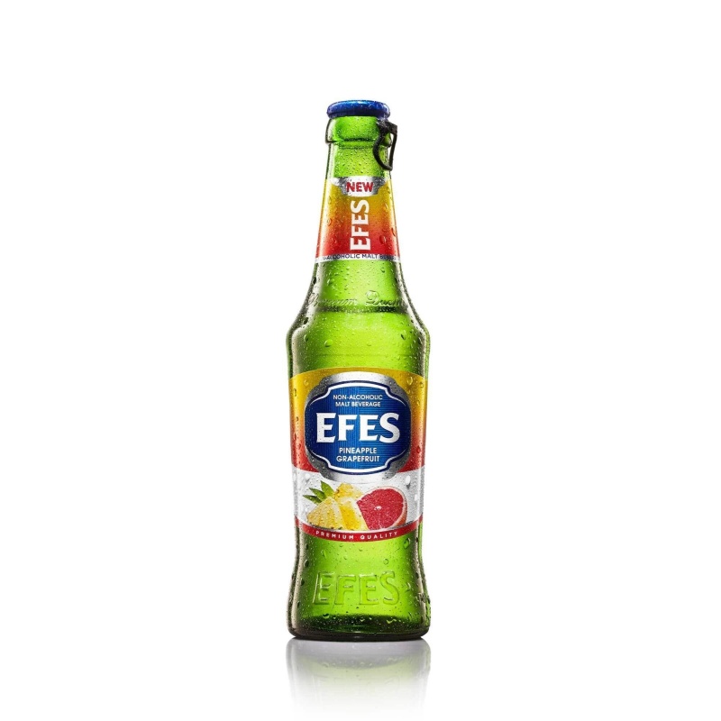EFES Non Alcoholic Malt Beverage - Pineapple & Grapefruit 4 X 6 X 33 CL - Turkana Food
