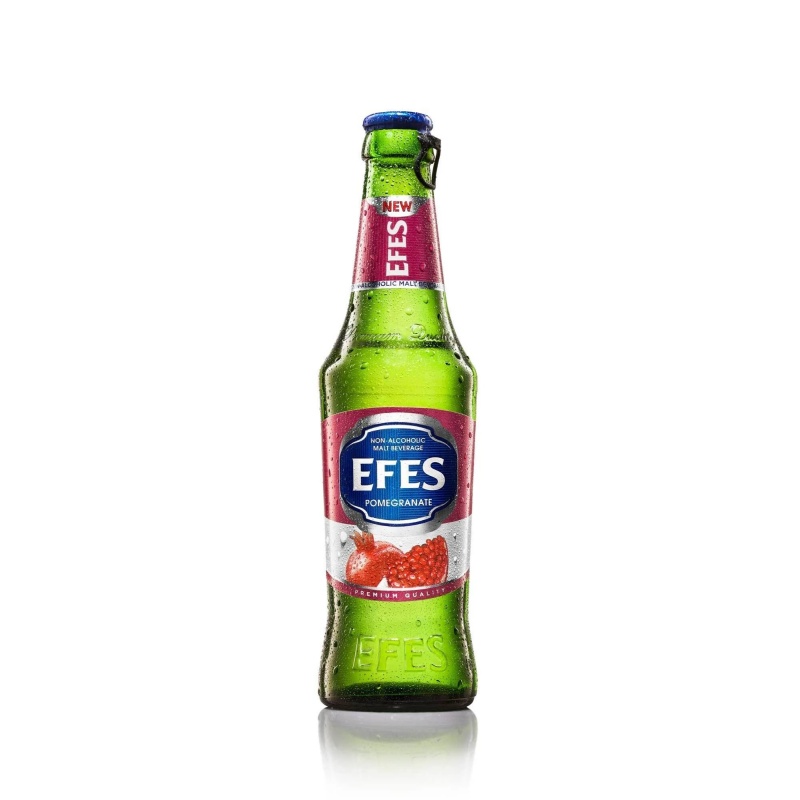 EFES Non Alcoholic Malt Beverage - Pomegranate 4 X 6 X 33 CL - Turkana Food