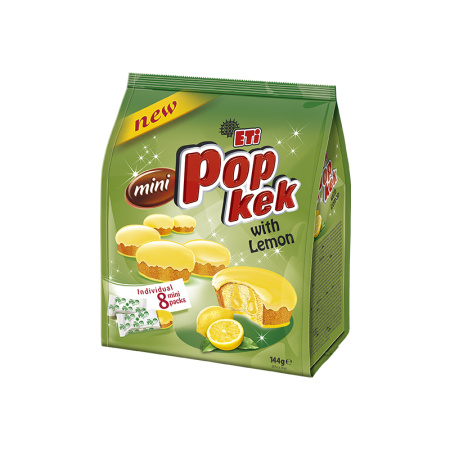 Eti Lemon Pop Kek 144 Gr X 10 – Distributor In New Jersey, Florida - California, USA