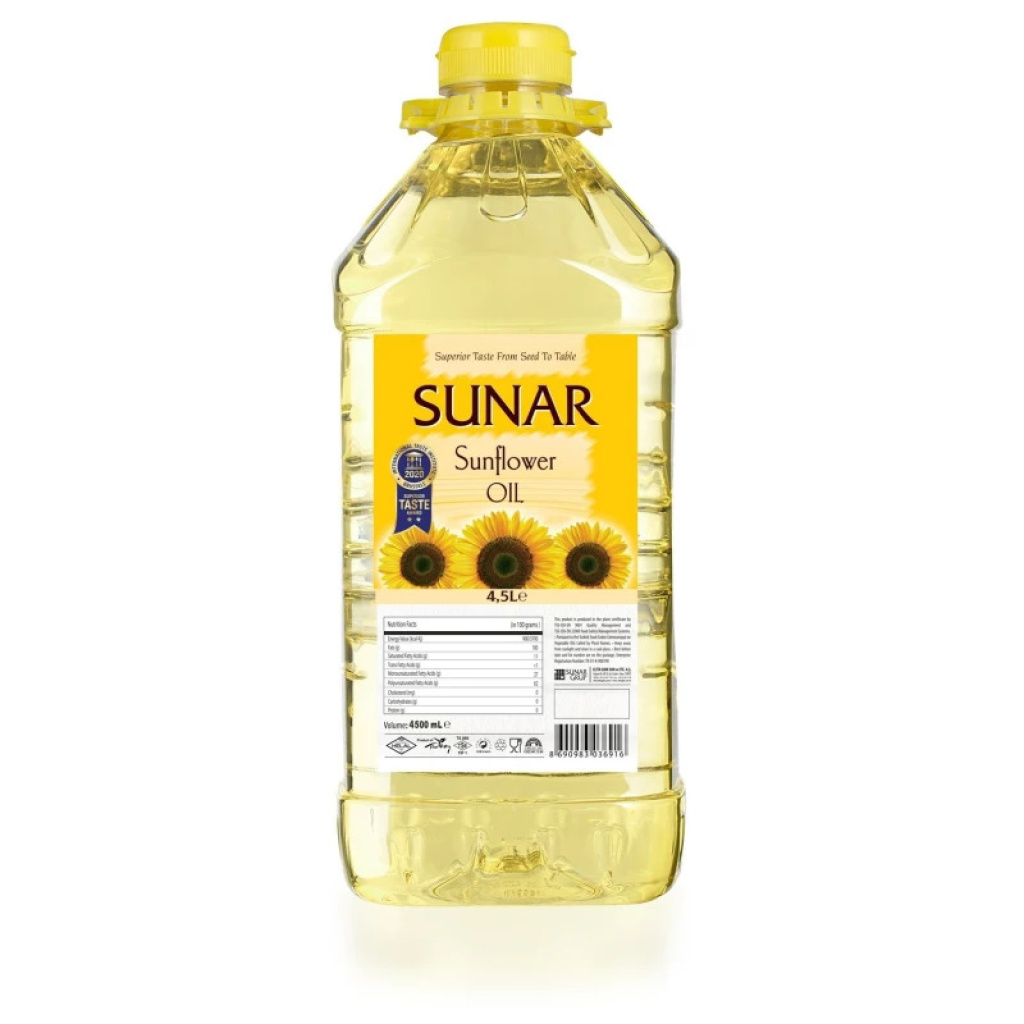 Sunar Sunflower Oil 4.5 Lt X 4 – Distributor In New Jersey, Florida - California, USA
