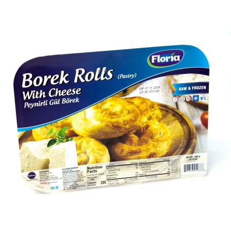 Floria Borek Pastry Rolls With Cheese 400Gr X 10 – Distributor In New Jersey, Florida - California, USA