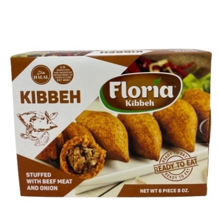 Floria Kibbeh (Stuffed With Beef) Fully Cooked 8 Oz x 15 – Distributor In New Jersey, Florida - California, USA