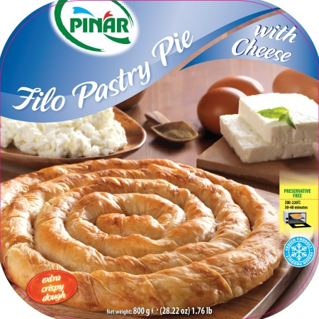 Pinar Pastry Pie With Cheese 800 Gr X 5 – Distributor In New Jersey – Florida and California, USA