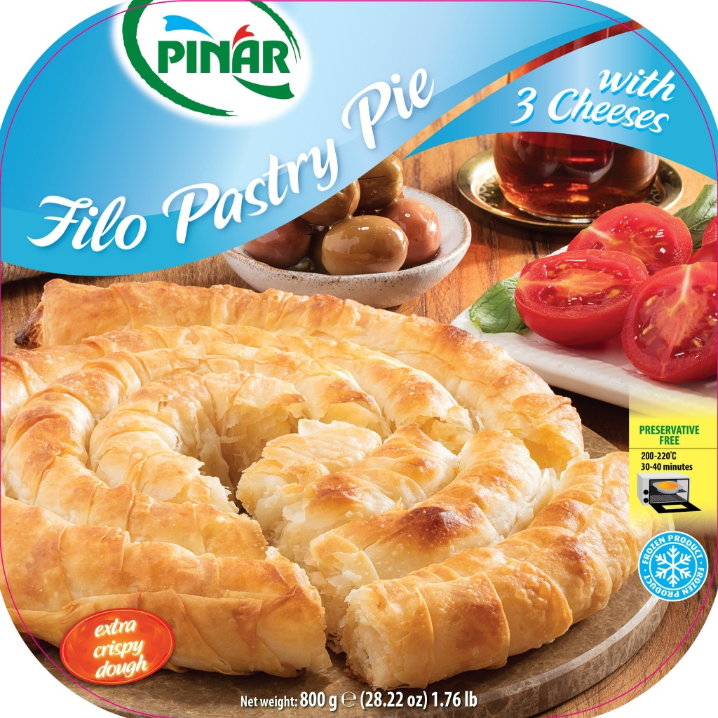 Pinar Pastry Pie With Three Cheeses 800 Gr X 5 – Distributor In New Jersey – Florida and California, USA