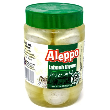 Aleppo Labneh W Thyme In Oil 425Gx12 – Distributor In New Jersey – Florida and California, USA