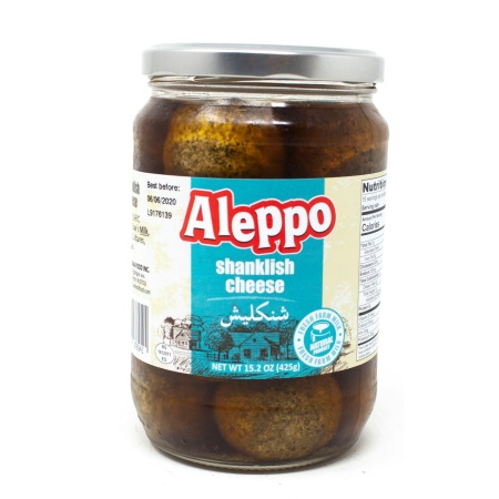 Aleppo Shanklesh Cheese 425Grx12 – Distributor In New Jersey – Florida and California, USA