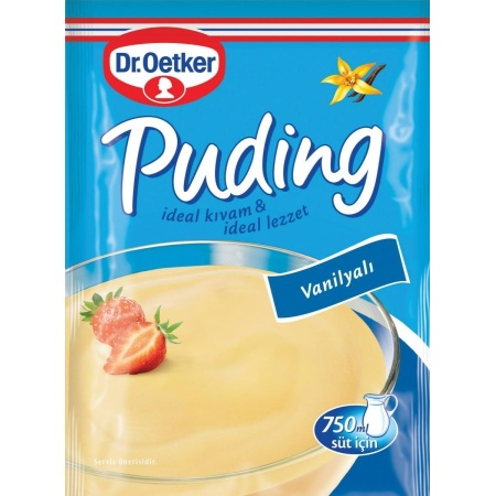 Dr Oetker Pudding Vanilla 125 Gr x 24 – Distributor In New Jersey, Florida - California, USA