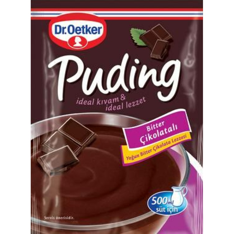 Dr Oetker Pudding Dark Chocolate 111 Gr x 24 – Distributor In New Jersey, Florida - California, USA