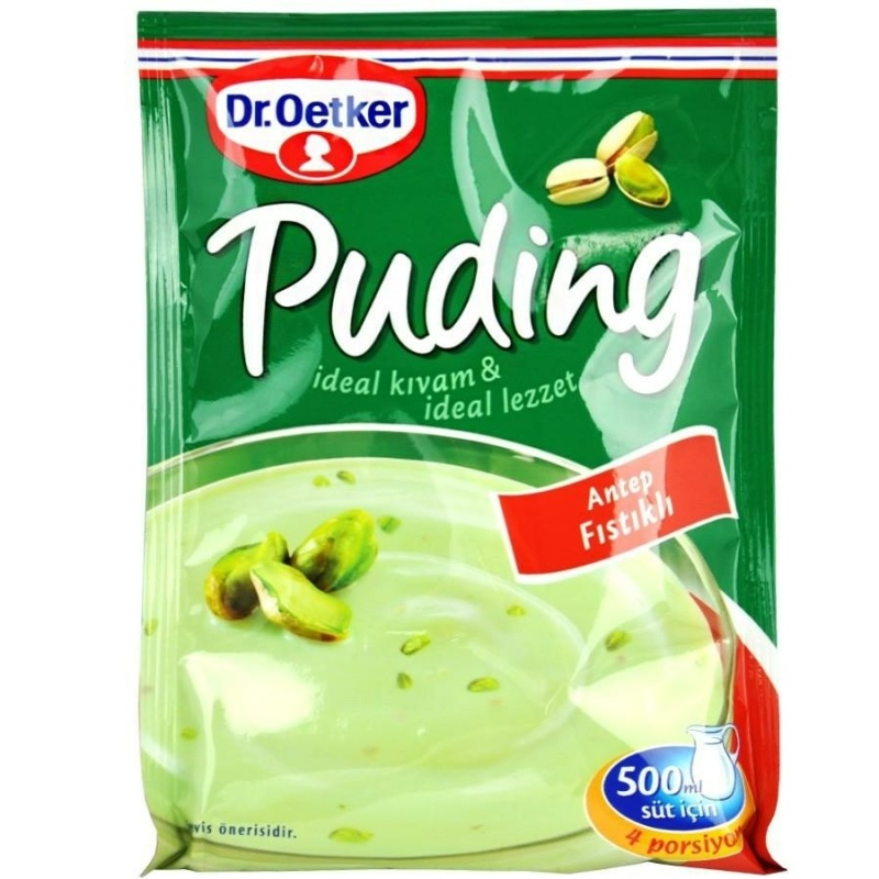 Dr Oetker Pistachio Puding 91gr 12*2 – Distributor In New Jersey, Florida - California, USA