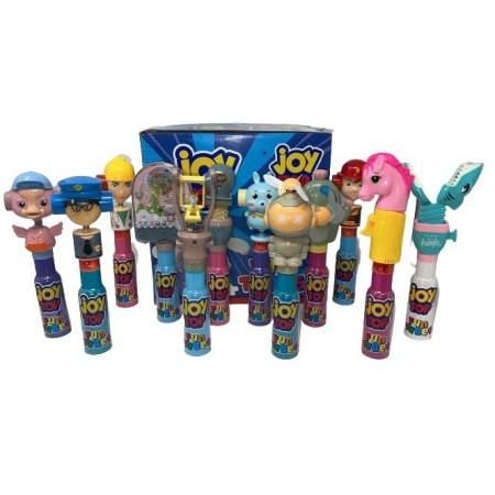 Bonart Sweeties Joytop Fun Tubes Lollipop W Toys 11Gr X 12 X 6 – Distributor In New Jersey, Florida - California, USA