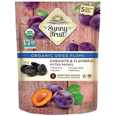 Sunny Fruits Organic Dried Pitted Prunes Plum 8.8 Oz x 18 – Distributor In New Jersey, Florida - California, USA