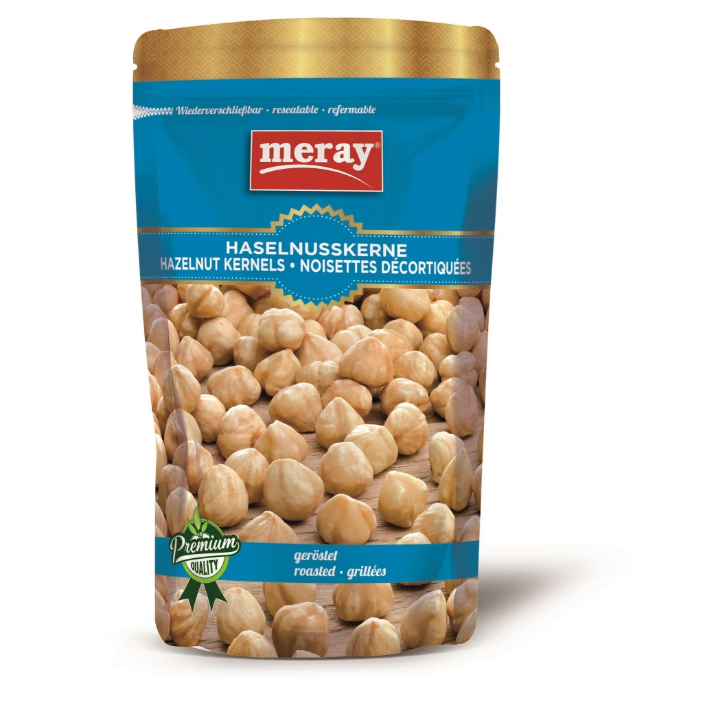 Meray Roasted Hazelnut Kernels 150Grx12 – Distributor In New Jersey, Florida - California, USA