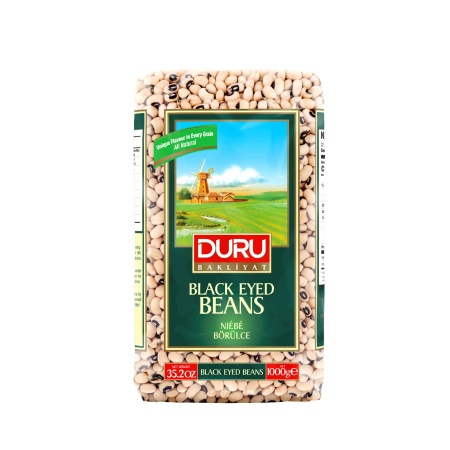 Duru Blackeyed Beans (1000 G X 10) Pack – Distributor In New Jersey – Florida and California, USA