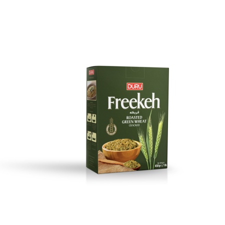 Duru Freekeh/ Green Roasted Wheat (450g X 6pcs) – Distributor In New Jersey – Florida and California, USA