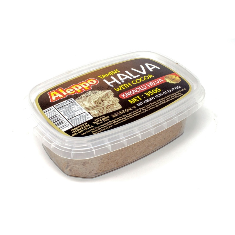 Aleppo Halva With Cocoa 350Grx12 – Distributor In New Jersey, Florida - California, USA
