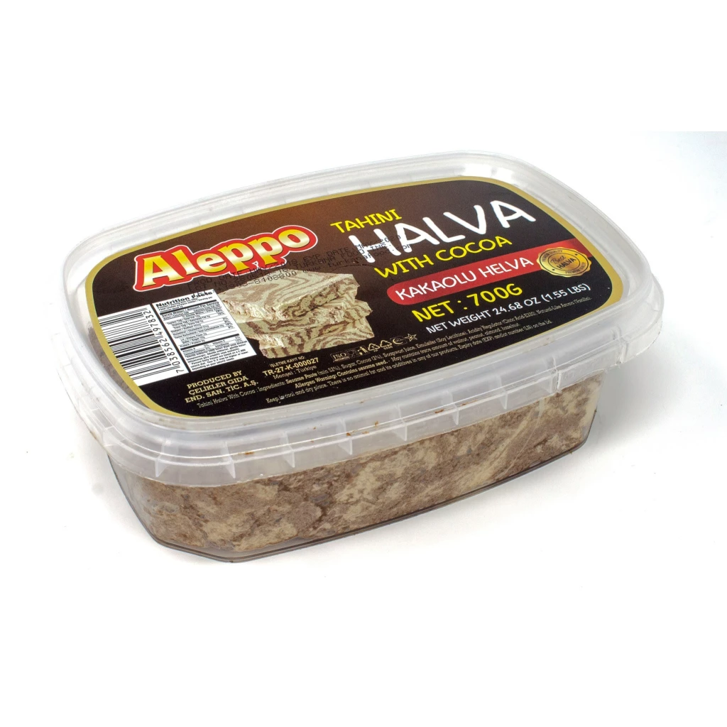 Aleppo Cocoa Halva 700Grx12 – Distributor In New Jersey, Florida - California, USA