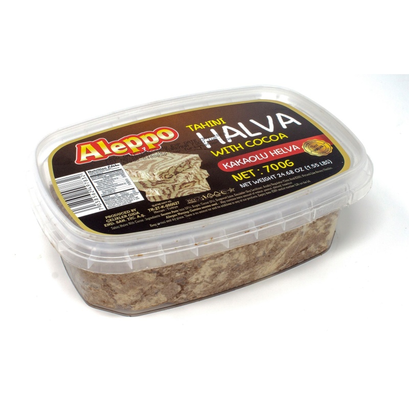 Aleppo Cocoa Halva 700Grx12 – Distributor In New Jersey, Florida - California, USA