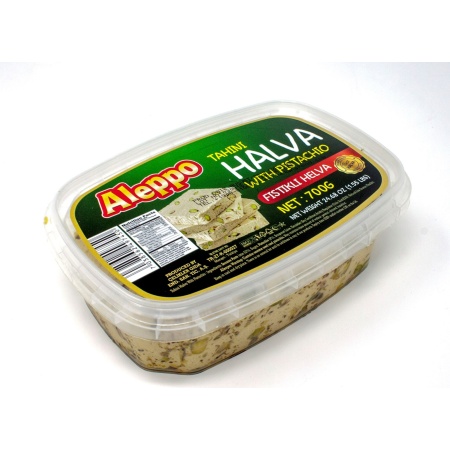 Aleppo Halva W/Pistachio 700Grx12 – Distributor In New Jersey, Florida - California, USA