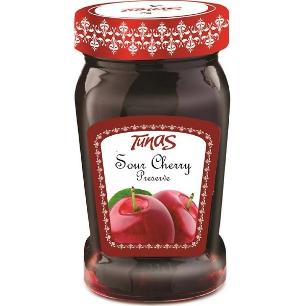Tunas Sour Cherry Preserve 800 Gr X 12 – Distributor In New Jersey, Florida - California, USA