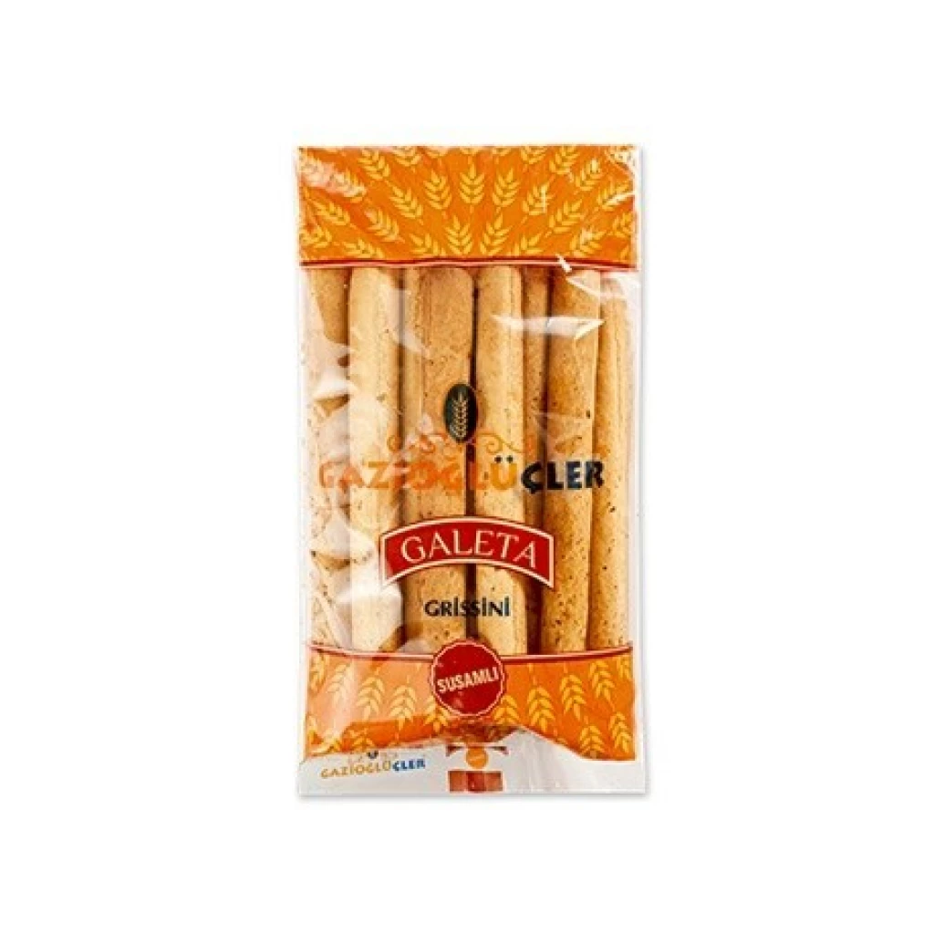 Gazioglu Bread Stick Sesame 200GrX20 – Distributor In New Jersey, Florida - California, USA
