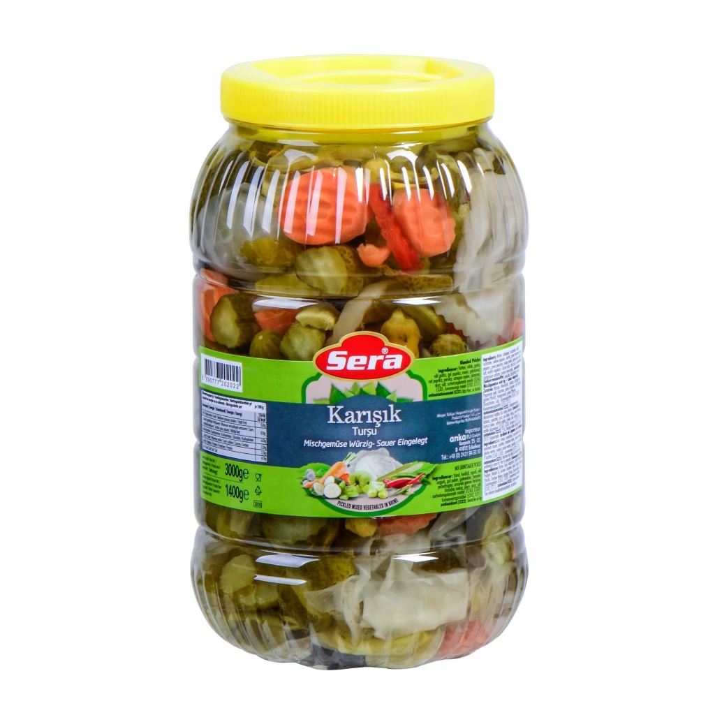 Sera Mixed Pickles 3Kgx6 – Distributor In New Jersey, Florida - California, USA