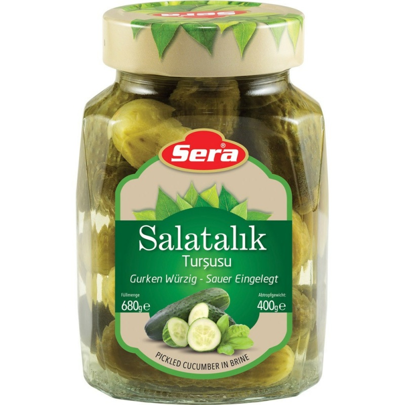 Sera Pickled Cucumbers 700Grx12 – Distributor In New Jersey, Florida - California, USA