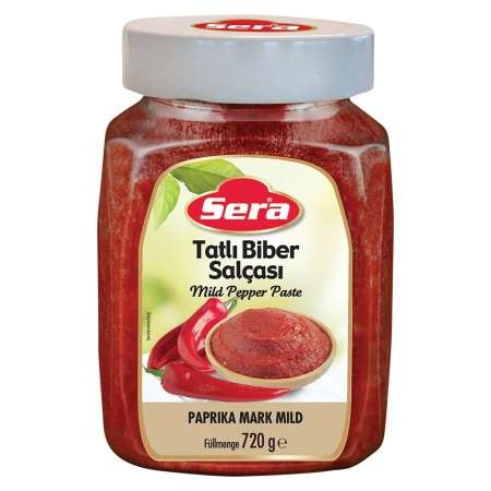 Sera Mild Pepper Paste 720 Ml X 12 – Distributor In New Jersey, Florida - California, USA