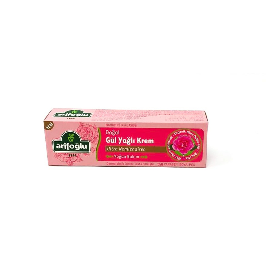 Arifoglu Natural Rose Oil Cream 75Gr x12 – Distributor In New Jersey, Florida - California, USA