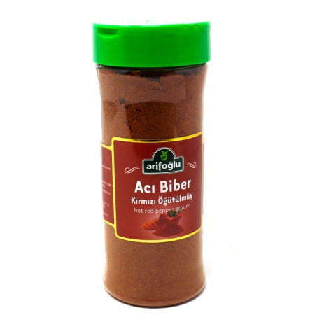 Arifoglu Paprica (Ground Hot Pepper) Pet Jar 175Grx15 – Distributor In New Jersey, Florida - California, USA