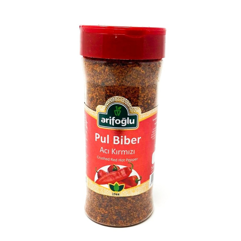 Arifoglu Hot Red Pepper Crushed Pet Jar 175Grx15 – Distributor In New Jersey, Florida - California, USA