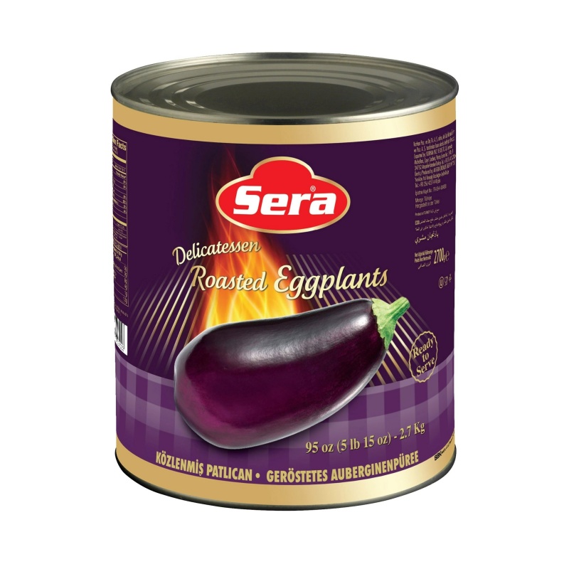 Sera Grilled Eggplant Puree 6.17 Lbs X 6 – Distributor In New Jersey, Florida - California, USA