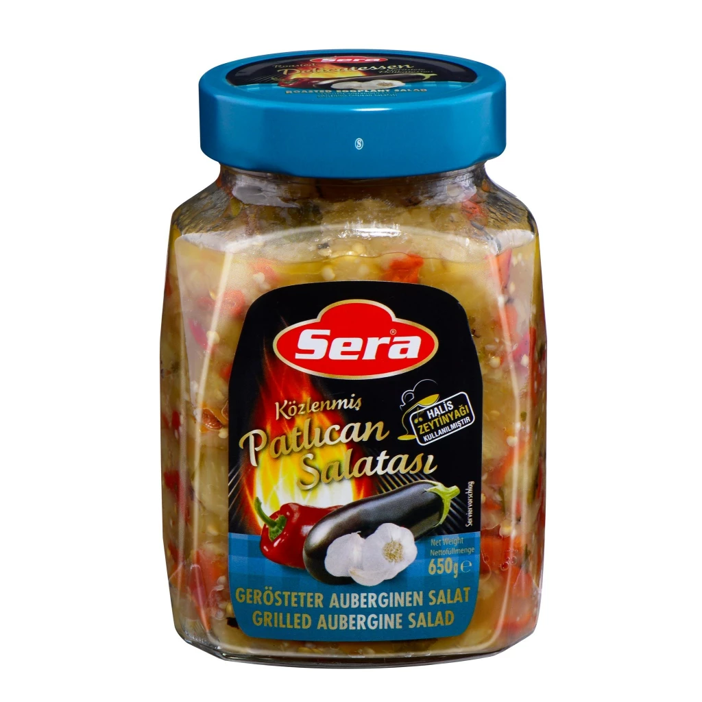 Sera Roasted Eggplant Salad 12X650Ml – Distributor In New Jersey, Florida - California, USA