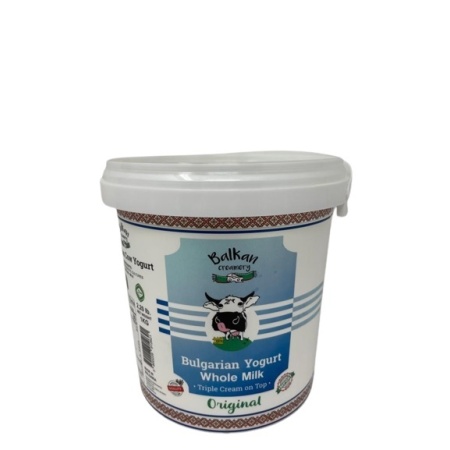 Balkanica Yogurt Triple Cream On Top Plain (1 Kgx6) – Distributor In New Jersey – Florida and California, USA