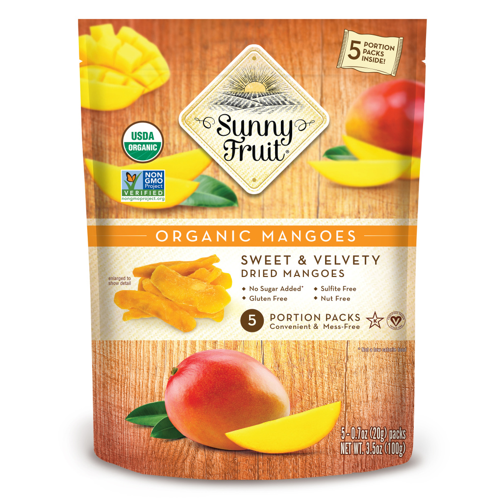 Sunny Fruits Organic Dried Mango 3.5 Oz x 18 – Distributor In New ...