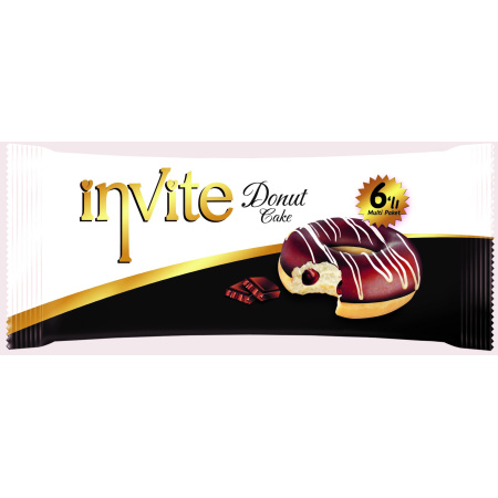 Simsek Invite Donut With Cocoa Sauce 240Gx12 – Distributor In New Jersey, Florida - California, USA