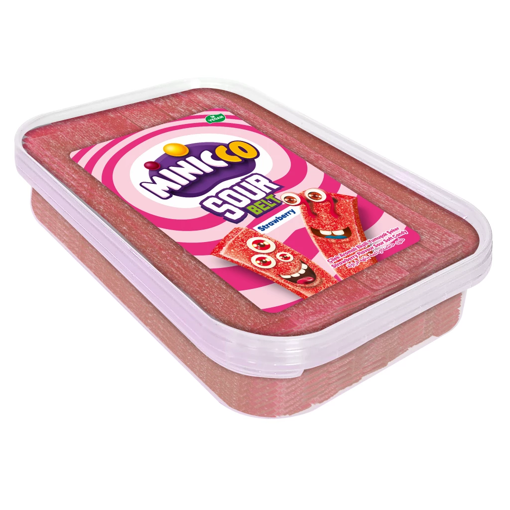 Anl Minicco Sour Belt Strawberry 200Gr X 24 Mc – Distributor In New Jersey, Florida - California, USA