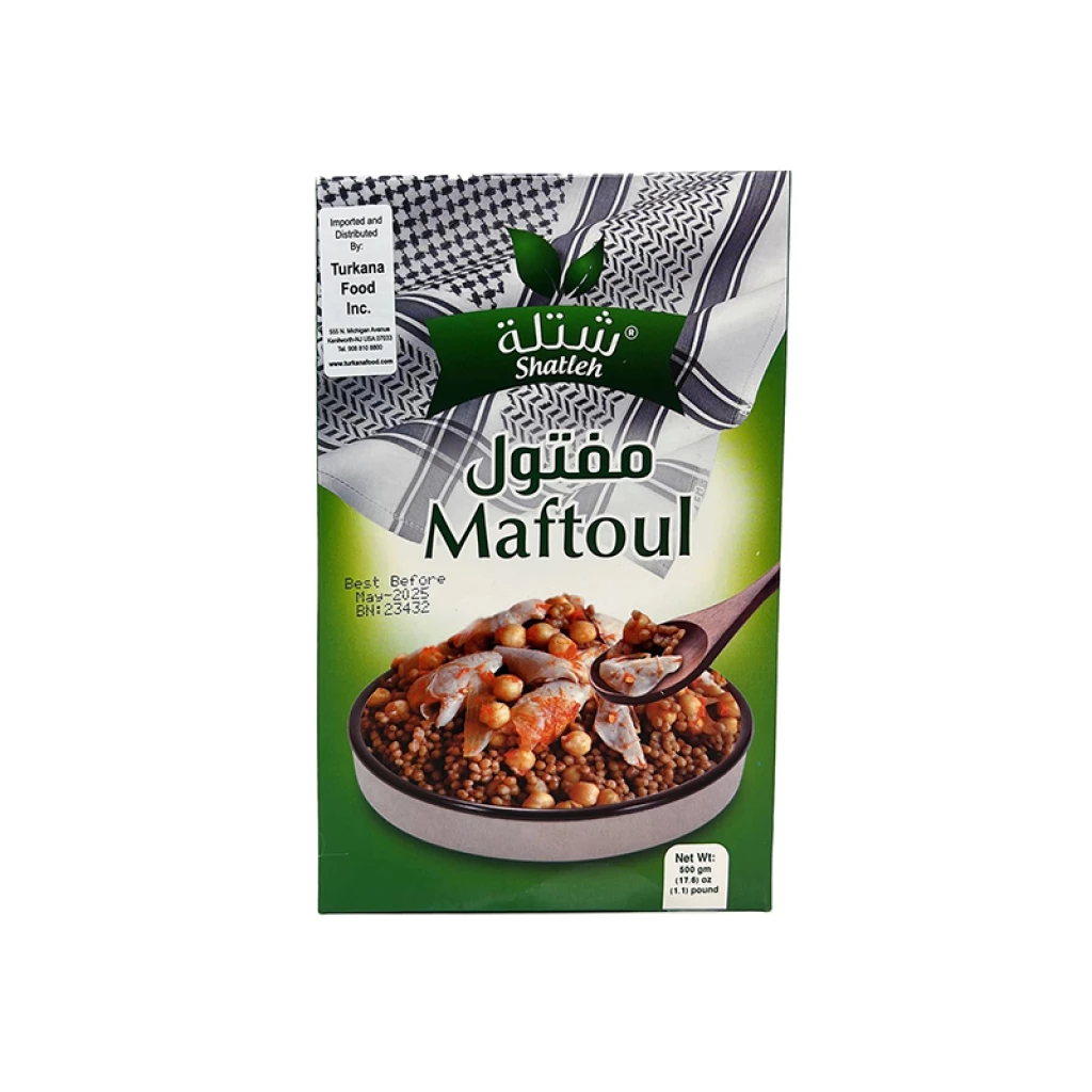 Shatleh Maftoul Carton 500GrX12 – Distributor In New Jersey, Florida - California, USA