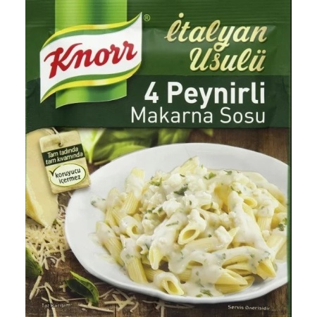 Knorr Pasta Sauce With Four Cheese 50Grx12 – Distributor In New Jersey, Florida - California, USA