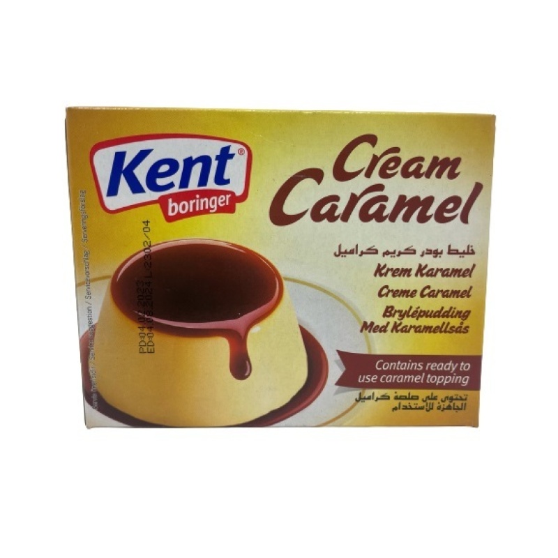 Kent Boringer Cream Caramel(50 Gr + 21 Gr Sauce) X72 – Distributor In New Jersey, Florida - California, USA